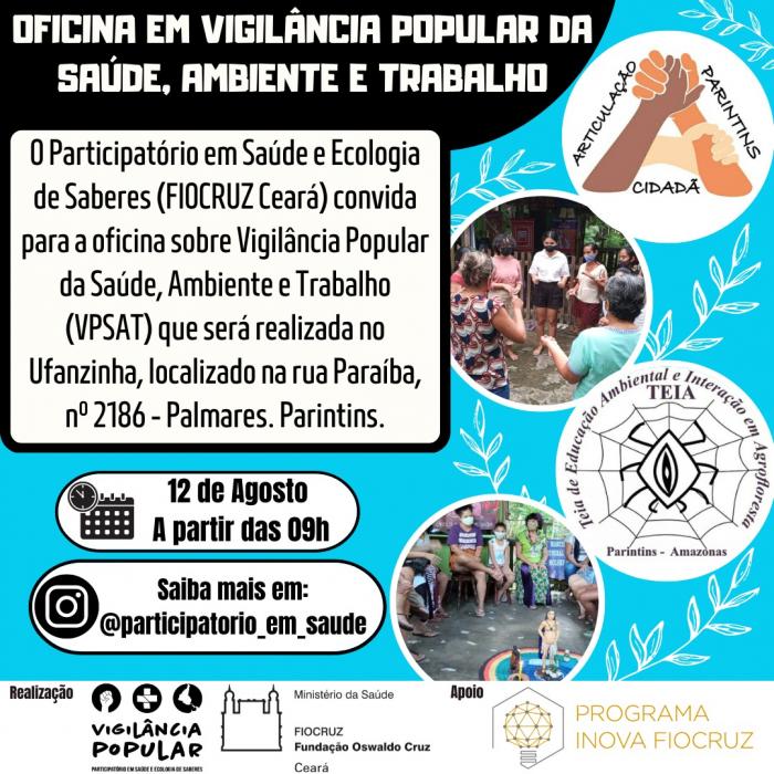 Teia é selecionada como experiência da Região Norte em Projeto da Fiocruz
