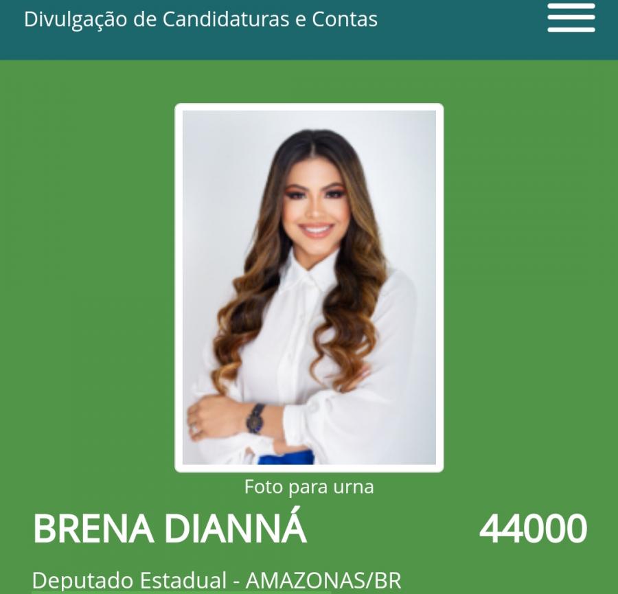 Brena Dianná registrada candidata a deputada estadual