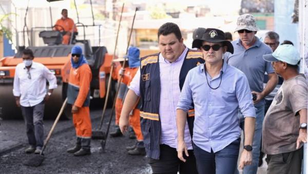 David Almeida destaca avanço do programa ‘Asfalta Manaus’ em todas as zonas da capital