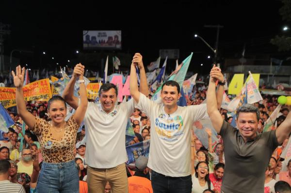 Saullo Vianna arrasta multidão de todas as cores em seu lançamento de campanha em Parintins