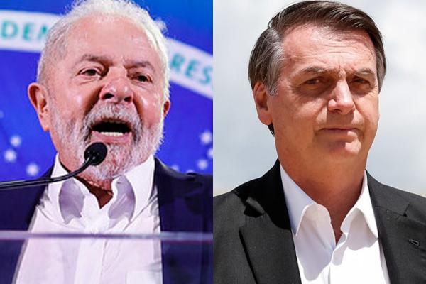 BTG/FSB: Lula tem 45% das intenções de voto; Bolsonaro, 36%