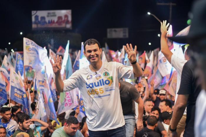 Saullo Vianna realiza lançamento da campanha a deputado federal, em Manaus