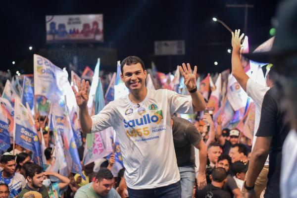 Saullo Vianna realiza lançamento da campanha a deputado federal, em Manaus