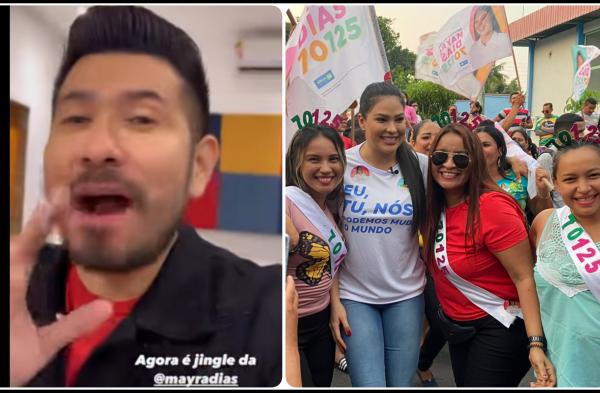 George Japa grava nova música de Mayra Dias para as eleições 2022