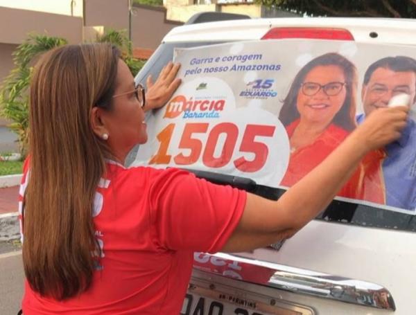 Márcia Baranda ganha apoio popular em adesivagem e reunião política na abertura da campanha à deputada federal 