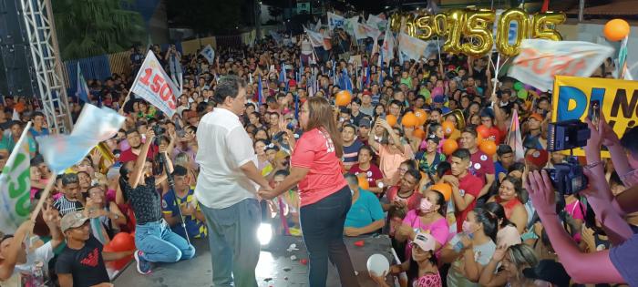Candidata a Deputada Federal, Márcia Baranda destaca liderança de Eduardo Braga em Parintins
