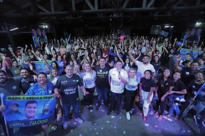 Saullo movimenta zonas de Manaus em mais um dia de campanha