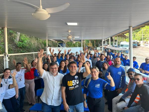 Jander Lobato recebe apoio dos trabalhadores do ramo do comércio e navegação do Amazonas