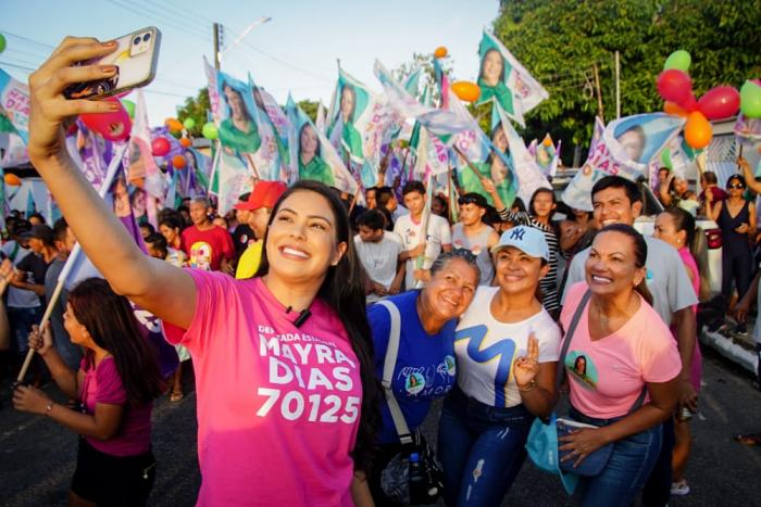 Mayra Dias promove grande caminhada em Nhamundá