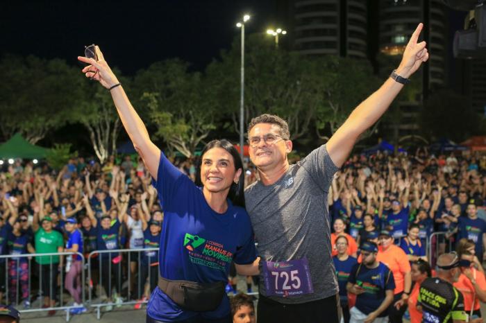 ‘Todos aqui são vencedores’, diz prefeito sobre a corrida ‘Manaus em Movimento’