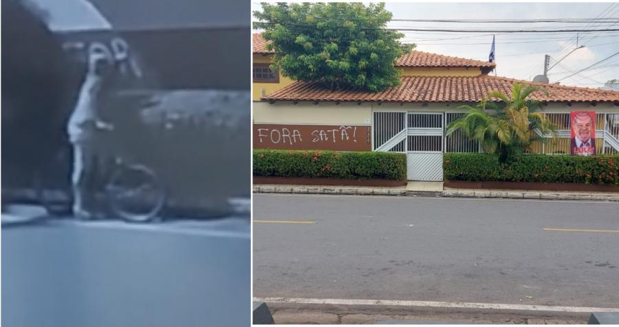 VÍDEO; Vândalo picha casa de família eleitora de Lula em Parintins