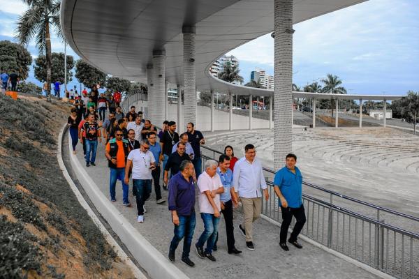 MANAUS: Prefeitura realiza visita técnica na Ponta Negra e inicia preparativos para o Réveillon 