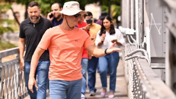 David Almeida institui recompensa para recuperar projetores furtados da ponte Benjamin Constant
