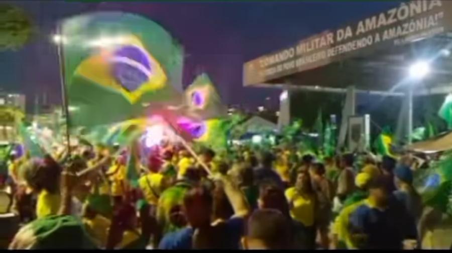 Justiça Federal manda encerrar manifestação antidemocrática no CMA, em Manaus; Leia decisão 