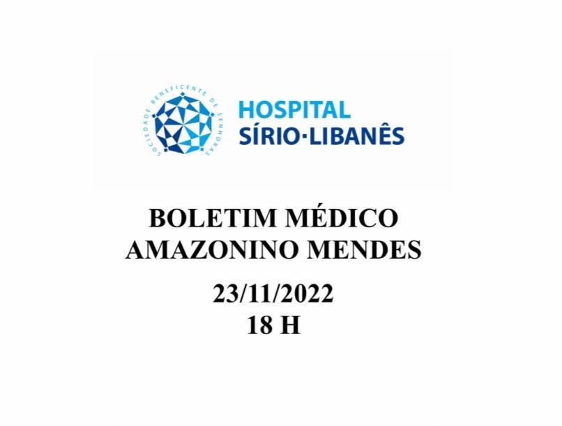 Assessoria de Amazonino divulga boletim médico após informações falsas sobre falecimento
