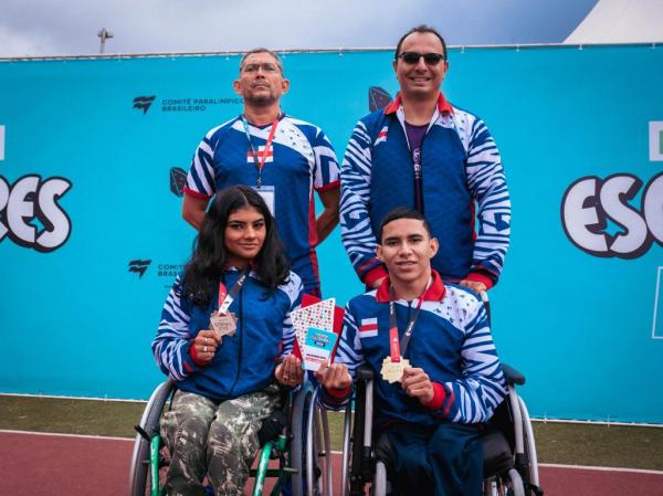 Equipe de Halterofilismo do Amazonas é vice-campeão nacional nas Paralimpíadas Escolares