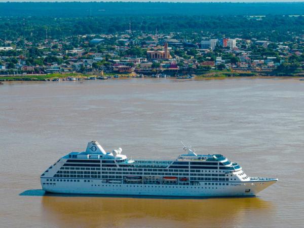 Parintins recebe primeiro navio da temporada de cruzeiros