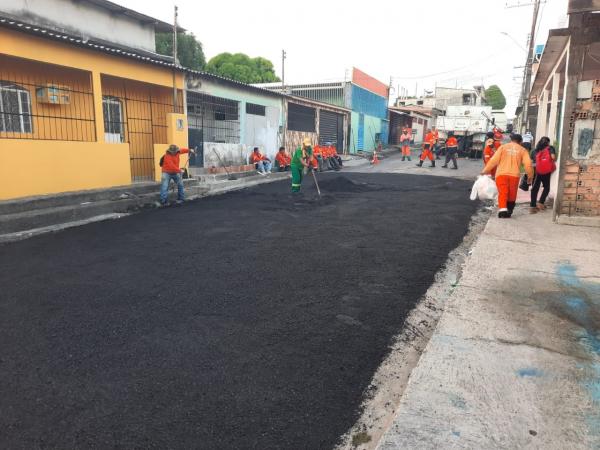 Prefeitura de Manaus leva infraestrutura as ruas do loteamento Campo Dourado