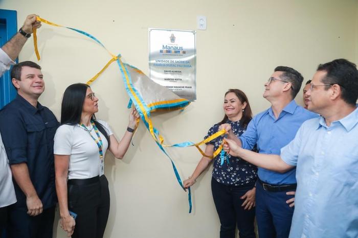 David Almeida entrega unidade de saúde reformada e ampliada na zona rural de Manaus
