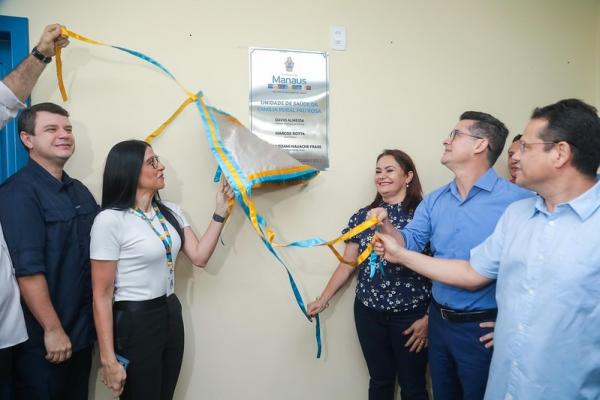 David Almeida entrega unidade de saúde reformada e ampliada na zona rural de Manaus