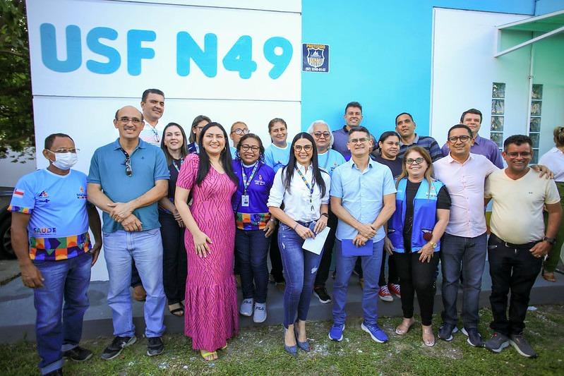 COLÔNIA TERRA NOVA: David Almeida entrega 34ª Unidade de Saúde da Família 