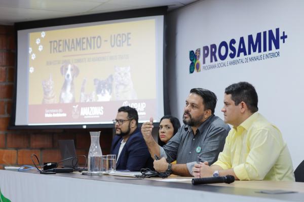 UGPE prepara servidores e técnicos para os cuidados com os animais domésticos, nas obras do Prosamin+