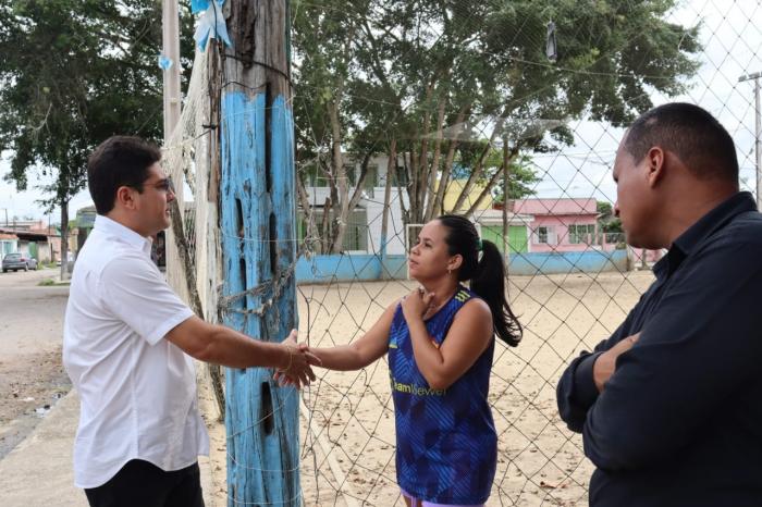 MANAUS: Jander Lobato inspeciona rua do Cidade de Deus para implantação de lombada
