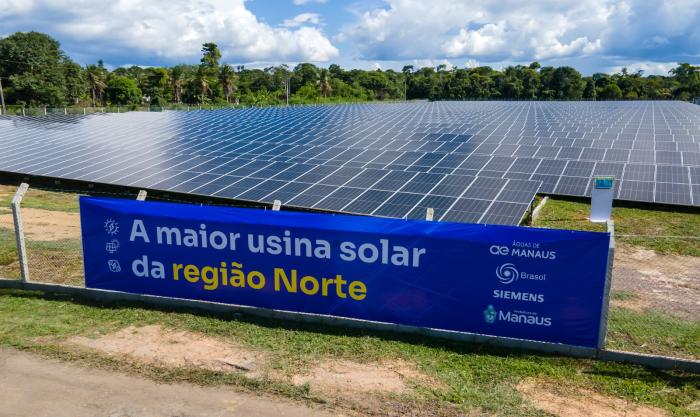  Manaus inaugura maior usina de energia solar do Norte do país