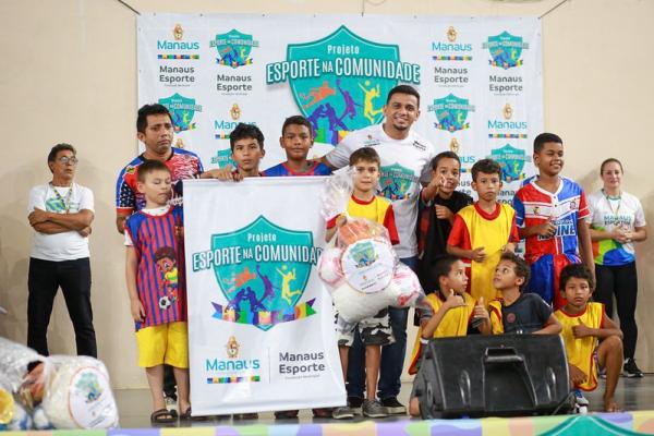 MANAUS: Prefeitura entrega equipamentos a projetos do ‘Esporte na Comunidade’ e inicia atividades de 2023