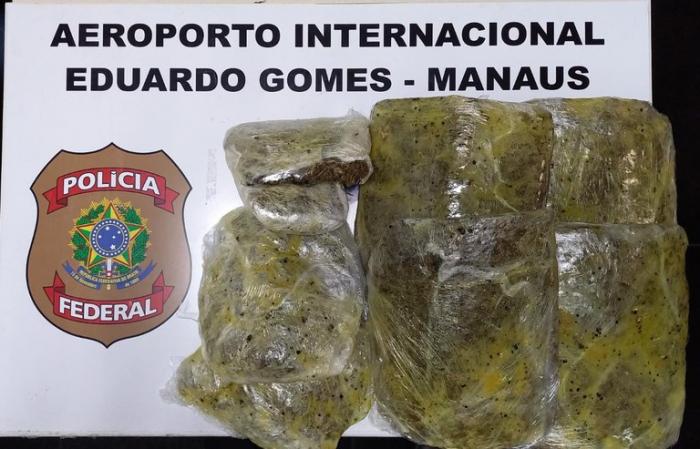 Polícia Federal prende homem que tentava embarcar com maconha no aeroporto de Manaus