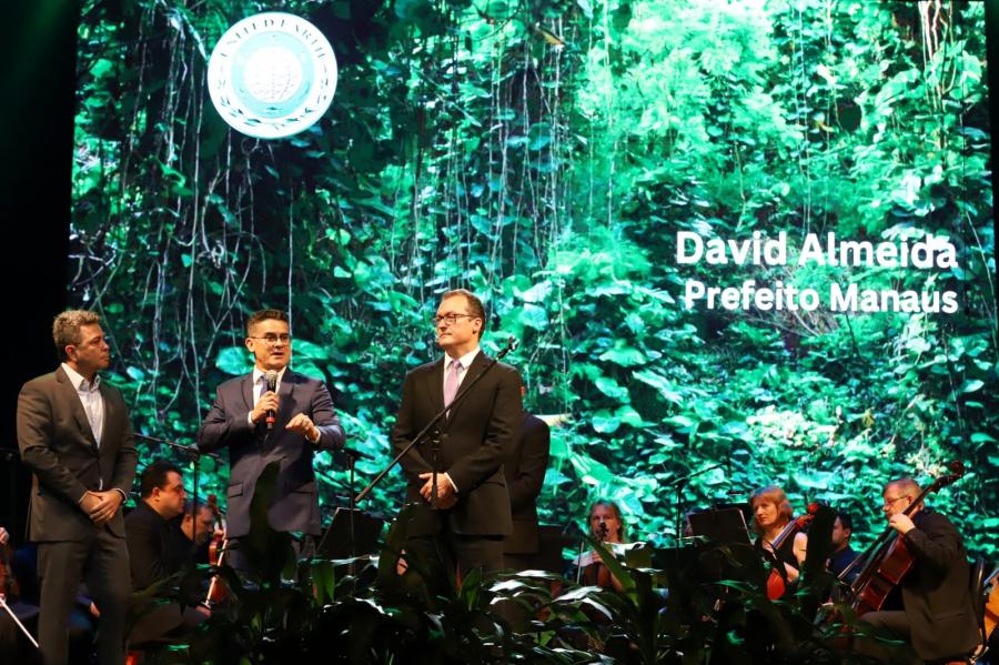 David Almeida destaca protagonismo de Manaus na preservação ambiental durante Prêmio Nobel Verde
