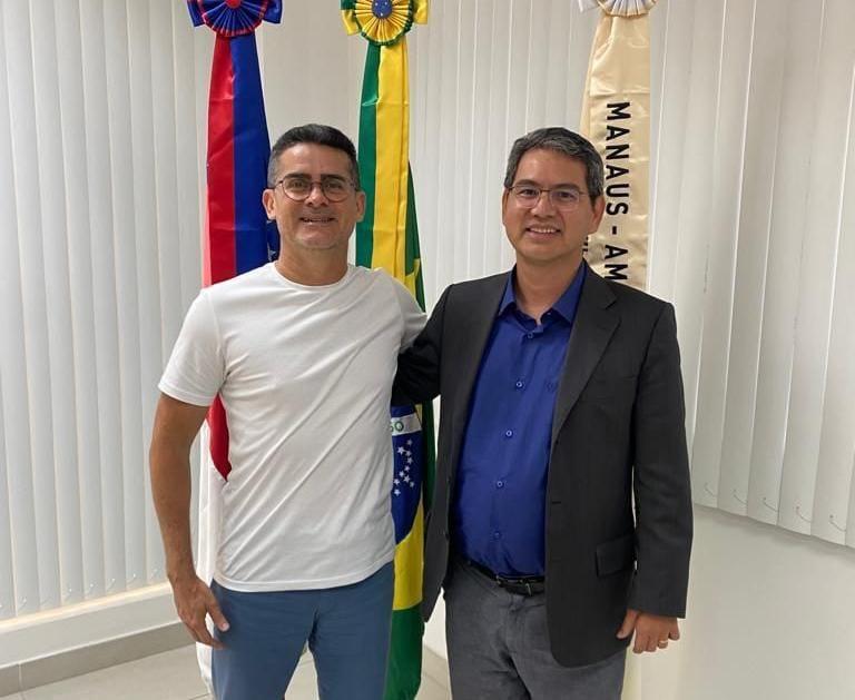 David Almeida recebe presidente da Abraciclo e discute ampliação do polo de duas rodas na ZFM