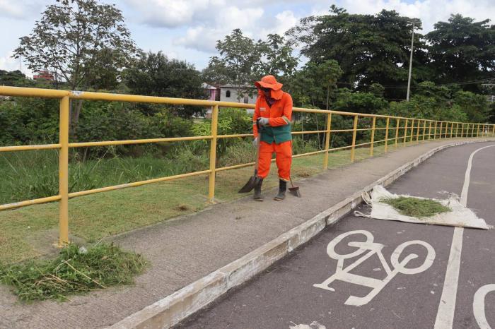 Orla da Matinha recebe mutirão de limpeza após solicitação de Jander Lobato