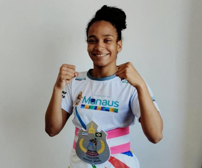 Atleta do Amazonas vence desafio e conquista cinturão de Muay Thai em São Paulo
