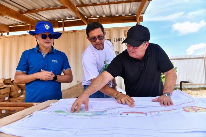 David Almeida destaca compromisso da atual gestão municipal com zonas periféricas durante vistoria do parque Amazonino Mendes
