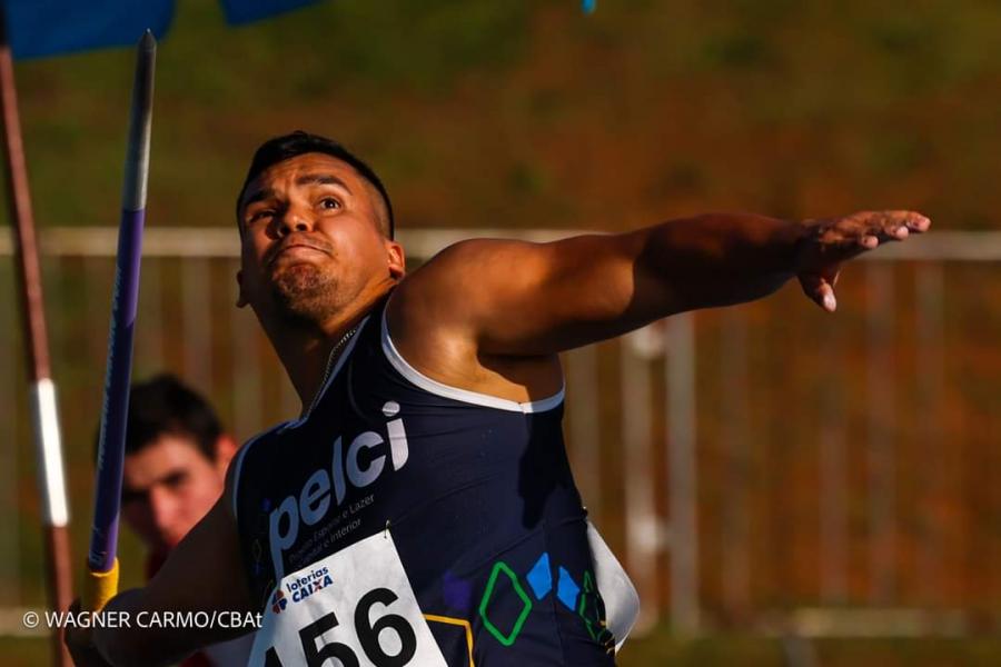 Amazonense Pedro Nunes novamente se destaca e é campeão no lançamento de dardo em SP