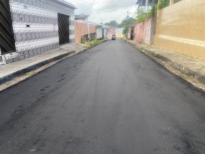 Ruas do conjunto Ajuricaba recebem pavimentação com o apoio de Jander Lobato