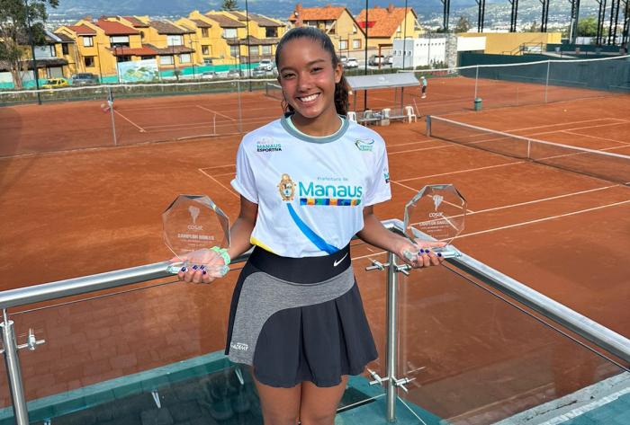 Beatriz Rodrigues, atleta do ‘Manaus Olímpica’, passará a integrar ranking internacional de tênis