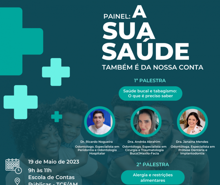 Para promover saúde e bem-estar, TCE-AM realiza painel 'A sua Saúde também é da nossa Conta'