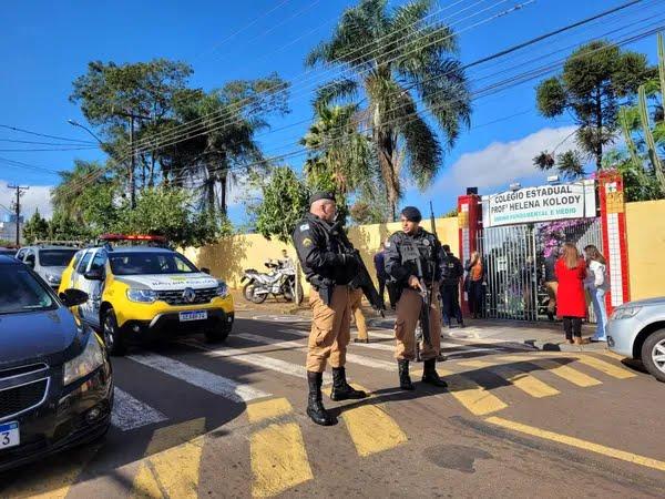 Menina é morta em ataque a escola em Cambé, no Paraná Menina é morta em ataque a escola em Cambé, no Paraná