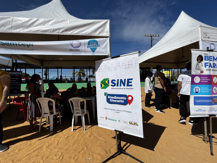 Prefeitura leva atendimento itinerante do Sine Manaus a três bairros, neste sábado