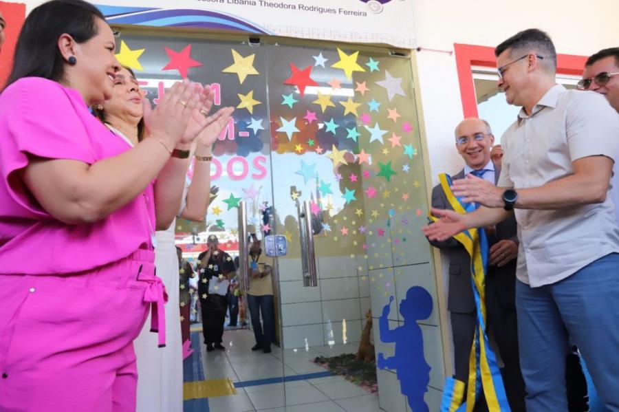Presidente do TCE-AM participa da inauguração de creche que homenageia sua trisavó, 1ª educadora pública do AM