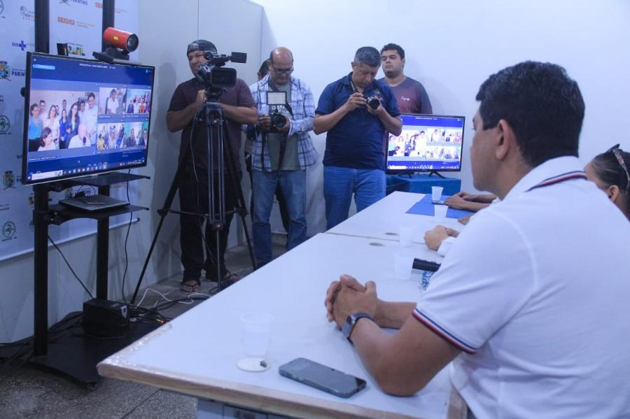 Em videoconferência com o presidente Lula, Centro de Telemedicina de Parintins ganha destaque