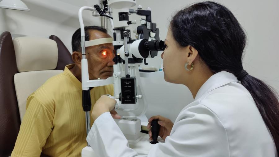 Mais 300 pacientes passam por consultas oftalmológicas em Parintins