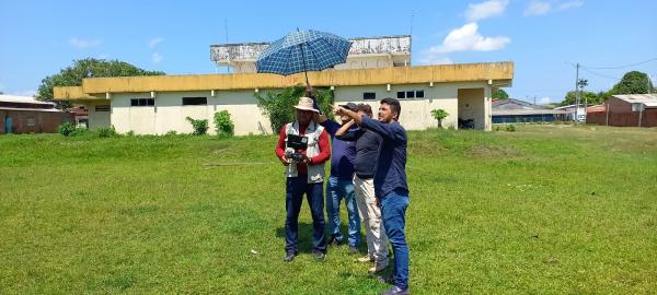 Ministério da Defesa, com apoio da Prefeitura, realiza mapeamento de áreas de inundações para ações imediatas durante as cheias