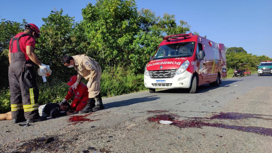 Acidente deixa vítimas gravemente feridas em estrada de Parintins