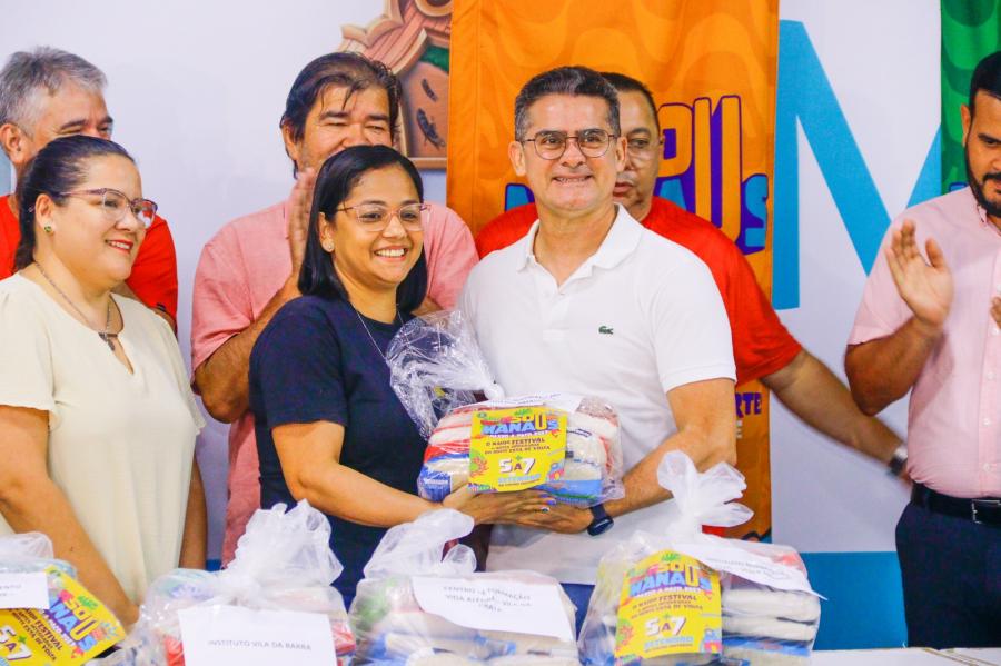 David Almeida comemora sucesso social do ‘#SouManaus 2023’ e 102 toneladas de alimentos arrecadadas    