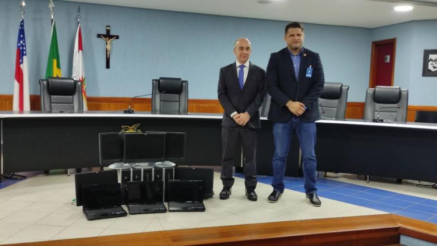 TCE-AM doa equipamentos para a SSP-AM