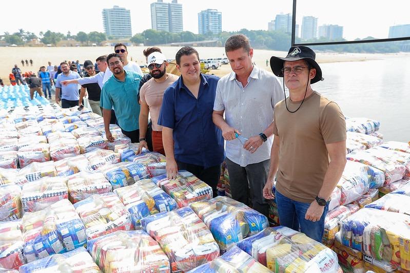 David Almeida anuncia fechamento da praia da Ponta Negra para o banho e auxílio a 6.800 ribeirinhos