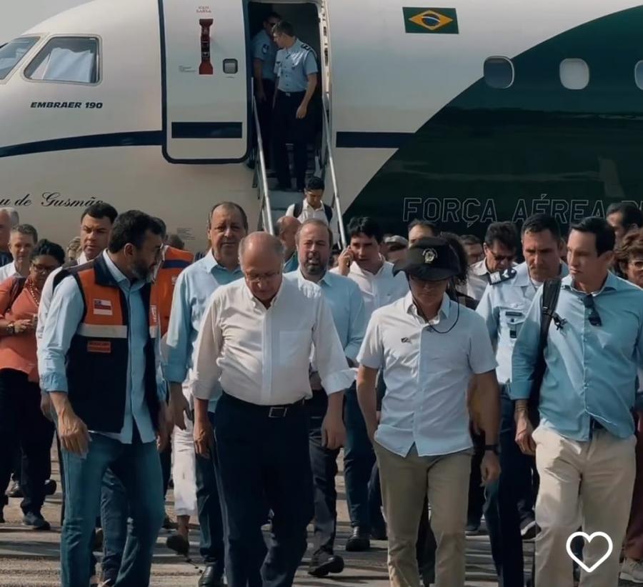 ESTIAGEM: Wilson Lima e David Almeida recebem Geraldo Alckmin 